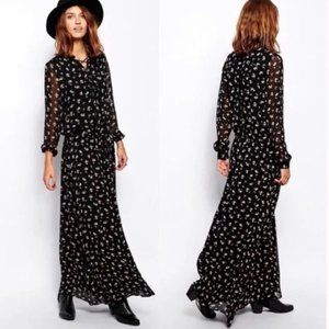 Scotch & Soda Boudoir Floral Maxi Dress, size 1